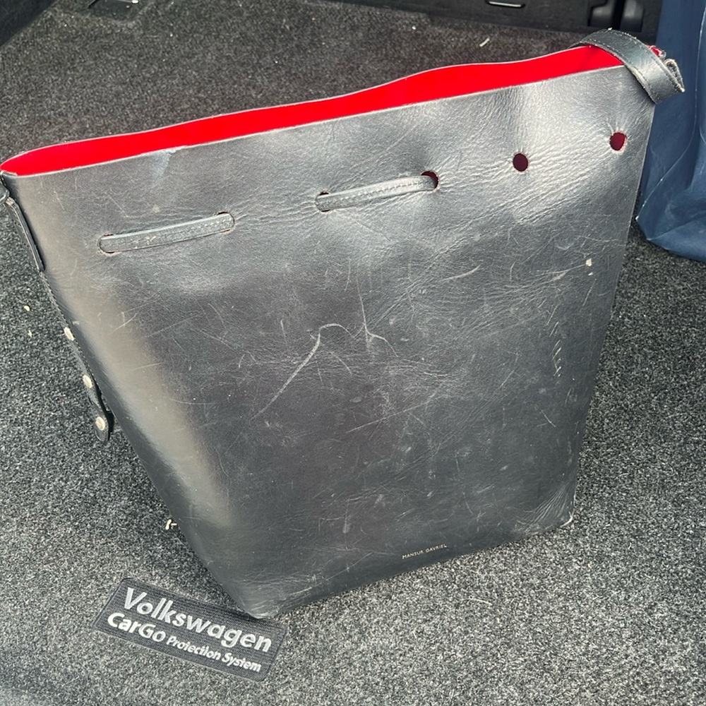 Mansur Gavriel extra Large bucket bag - well loved